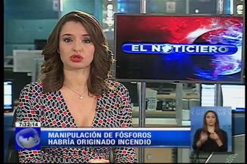 Manipulación de fósforos habría originado incendio en Guayaquil