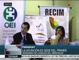Paraguay acoge primer seminario de lengua y educación del Mercosur