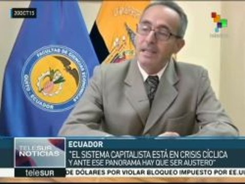 Economistas ecuatorianos defienden recortes del gasto público