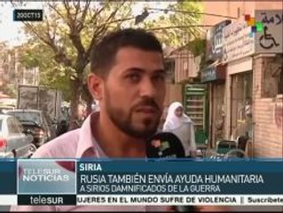 Rusia continúa brindando ayuda humanitaria a Siria