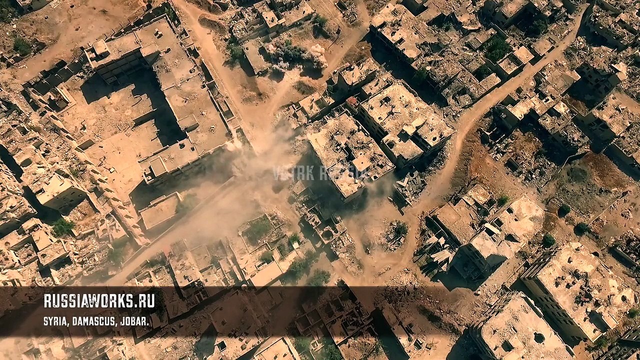 Un drone filme les combats en Syrie