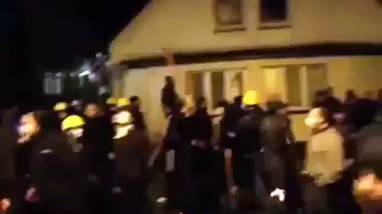 Tensions High in Celle, Germany as Migrants take to the Stre
