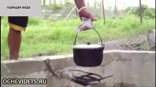 Как горит вода, горящая вода из трубы