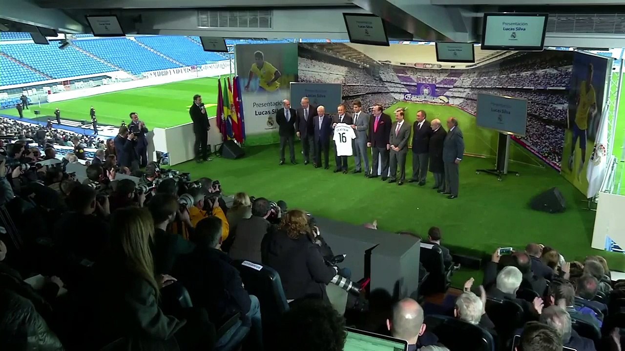 Real Madrid unveil new signing Lucas Silva