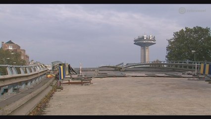 La partie centrale du viaduc Reyers démolie lors des vacances de Toussaint