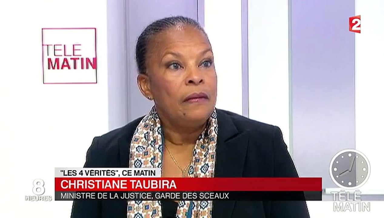Moirans: Christiane Taubira dénonce "une insupportable prise d'otage"