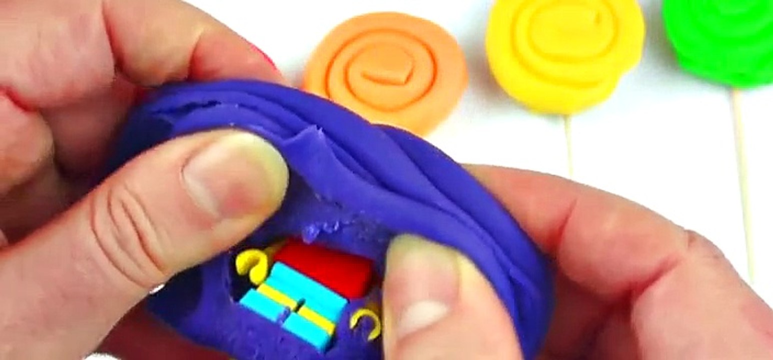 Lollipop Play-Doh Surprise Eggs The Simpsons Spongebob Disney Frozen Cars 2 Hello Kitty FluffyJet [Full Episode]