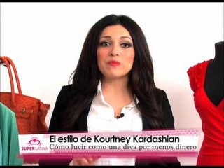 El estilo de Kourtney Kardashian por Menos Dinero
