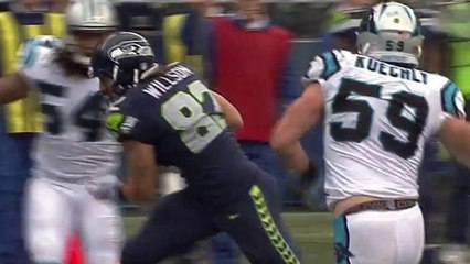 Seahawks Russell Wilson 16-yard pass to Luke Willson
