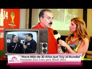 Fernando Fiore listo para el Mundial Brasil 2014 - Gabriela Natale