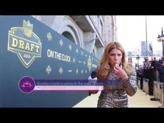 SuperLatina en la alfombra dorada del NFL Draft 2015 / SuperLatina at the NFL Draft gold carpet