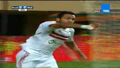 كهربا يحرز الهدف الأول للزمالك في مرمي وادي دجلة .. الأسبوع الأول من الدوري الممتاز موسم 2015/2016