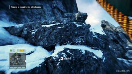 Vallée des Yétis - Quête amélioration - Mitrailleuse fixe Sud