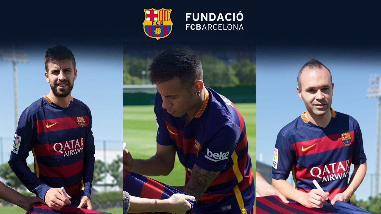 Win this FCB jersey by making a donation for the refugees