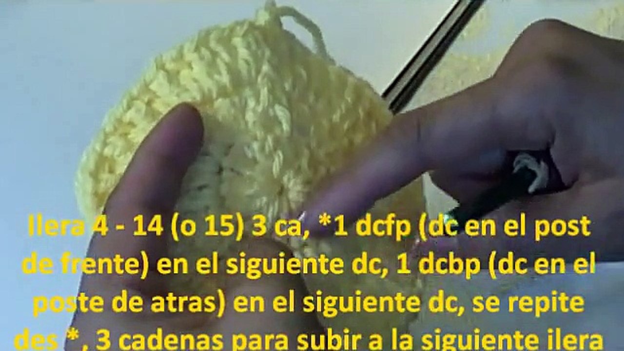 Learn to crochet Easy Ribbed Beanie_Cap Style 1 (Tambien en Español)