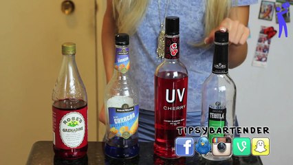 How to make a Shark Attack Shot Tipsy Bartender