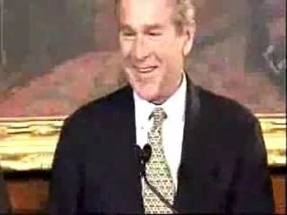 Bush "So long as im the dictator"