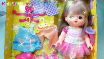 メルちゃん おもちゃ お人形遊び はじめてのおしゃれセット 開封♪ First Baby Doll Toy Japanese MellChan Unboxing | KidsOfN