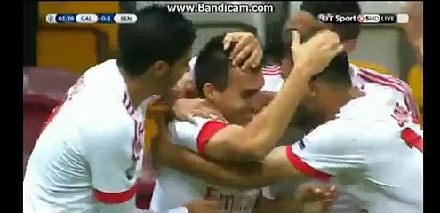 2' Nicolas Gaitan Amazing Goal Galatasaray 0-1 Benfica - UCL - 21.10.2015 HD