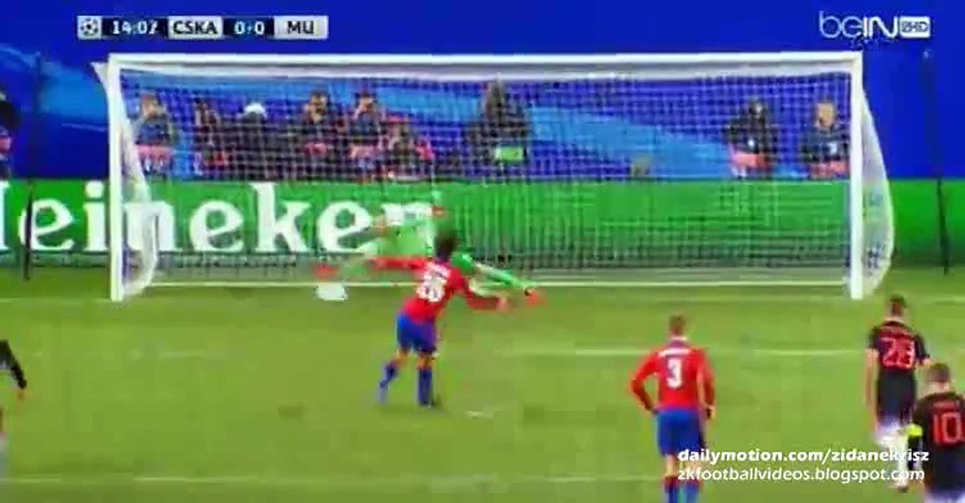 Seydou Doumbia 1:0 | CSKA Moscow v. Manchester United 21.10.2015 HD