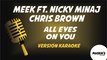 Meek Mill Ft. Nicki Minaj & Chris Brown - All eyes on you (Versión Karaoke)