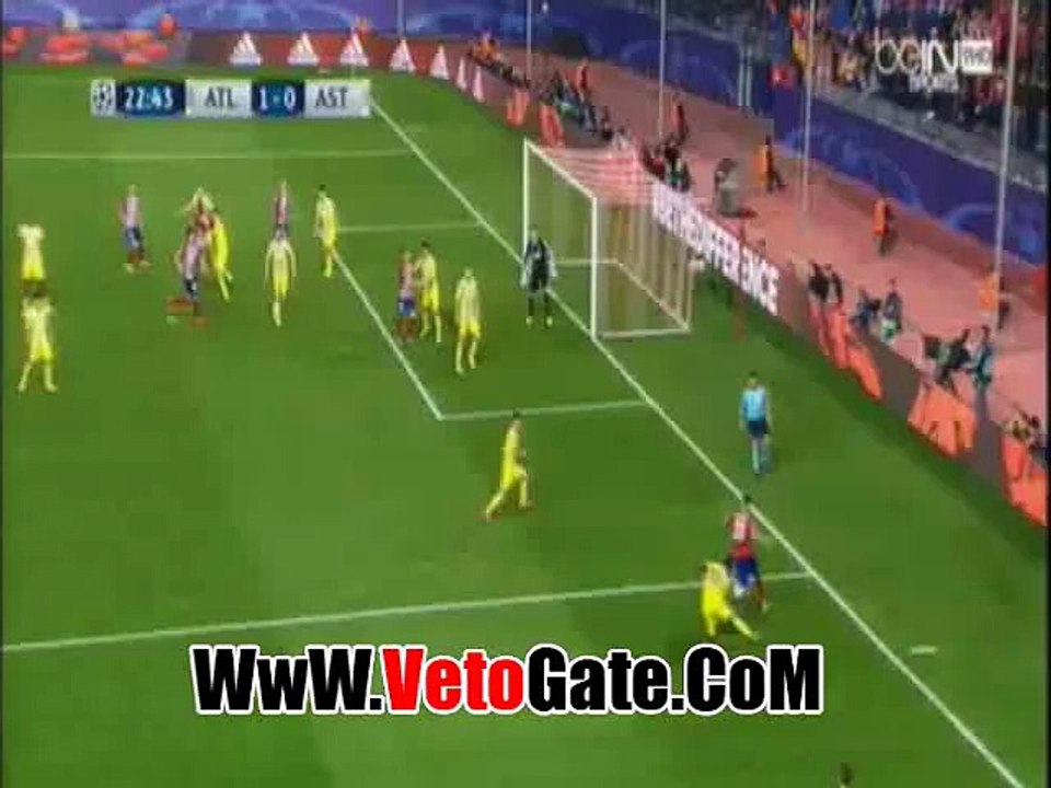 "نيغويز"يتقدم بالهدف الاول اتلتيكو مدريد فى اف سى استانا