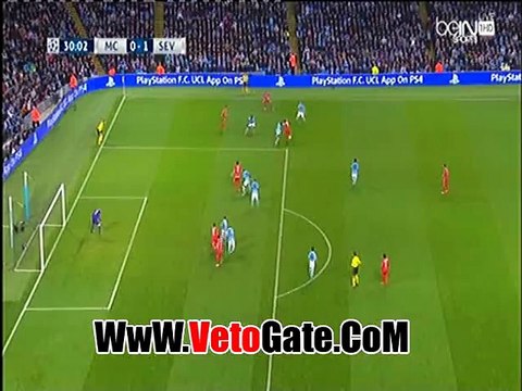 يفغن كونوبليانكا يتقدم بالهدف الاول اشبيليه فى المان سيتى