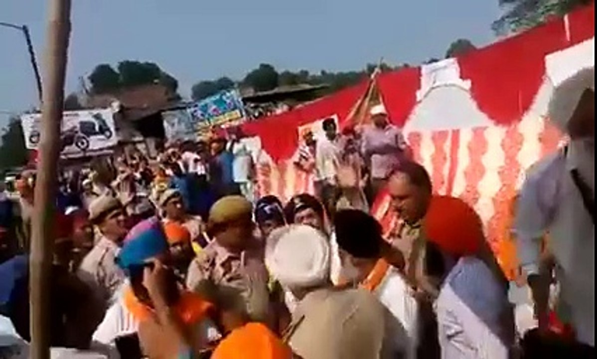 Moranwali during dharna