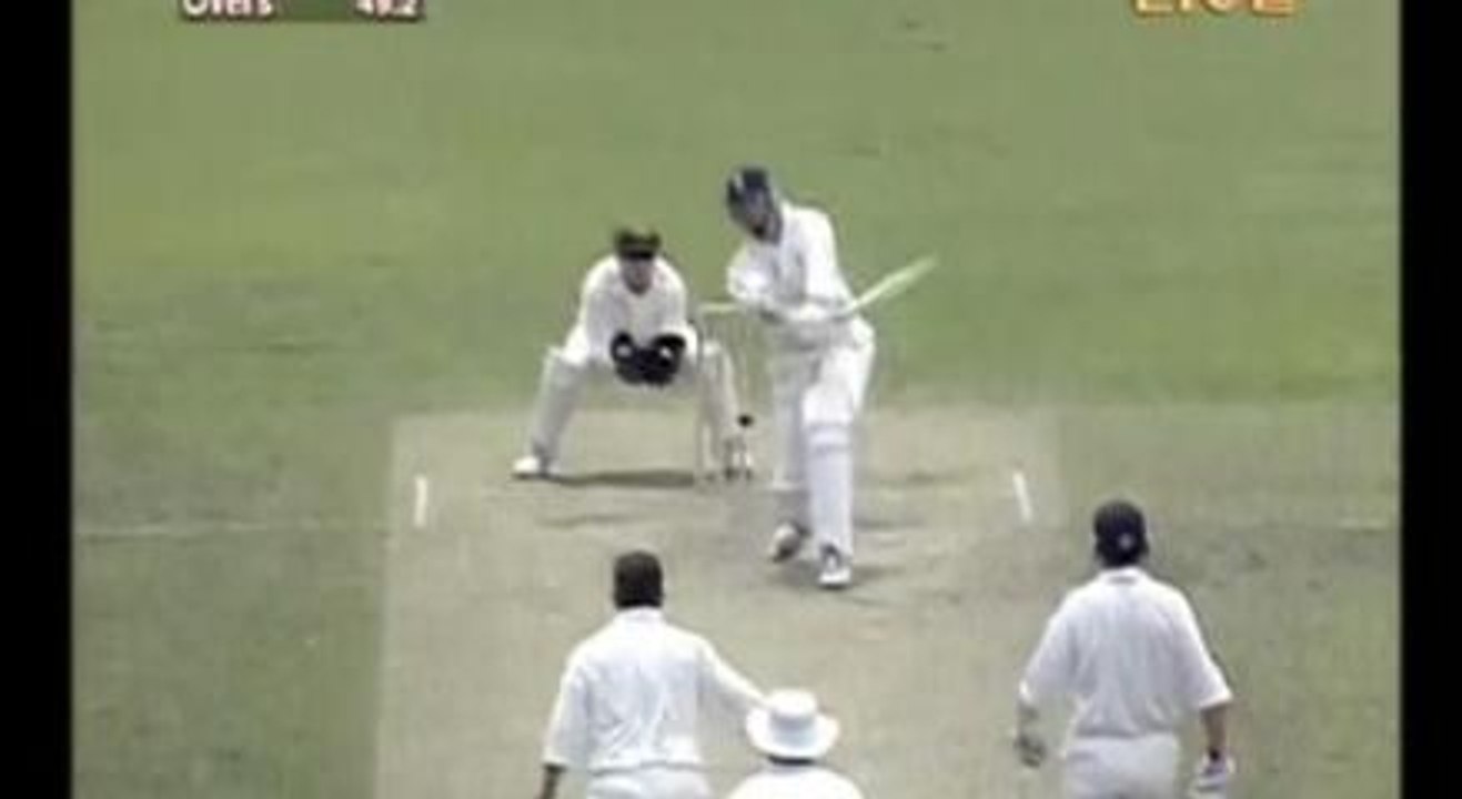 Ball bounces TWICE and bowled! RAREST DISMISSAL IN CRICKET! video
