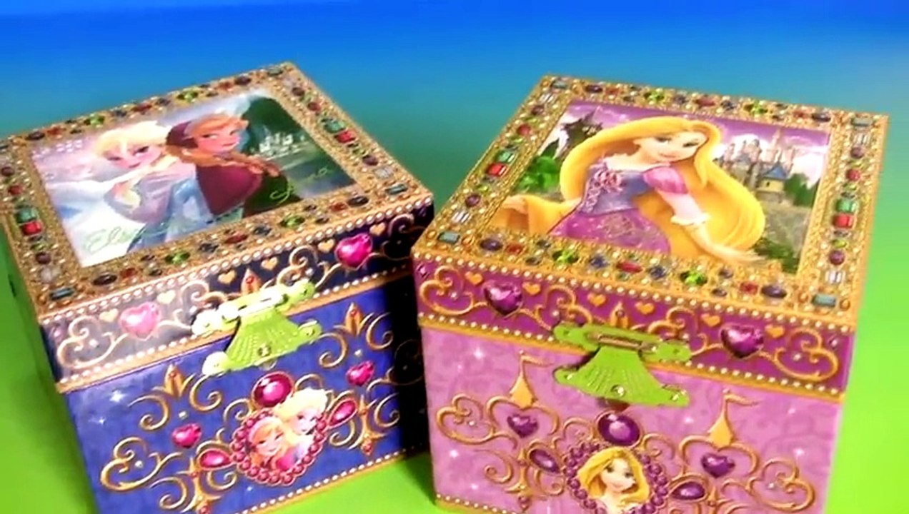 Music Box Surprise Disney Princess Anna Elsa Disney Frozen & Princess Rapunzel Surprise Blind Bags