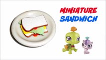 Miniature Sandwich DIY LPS Crafts & Doll Crafts