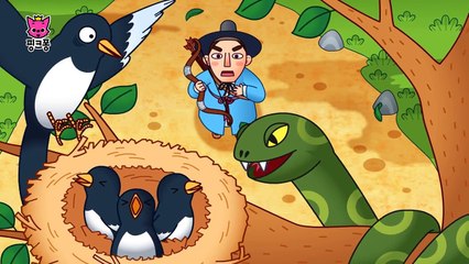 은혜 갚은 까치 | 전래동화 | 핑크퐁! 인기동화