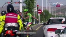 Peter Sagan Crash and anger - Vuelta a Espana 2015 - Stage 8