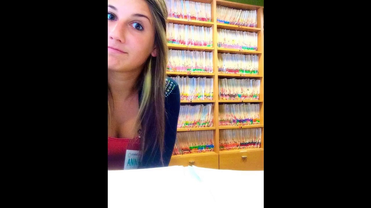Girls Bored at Work