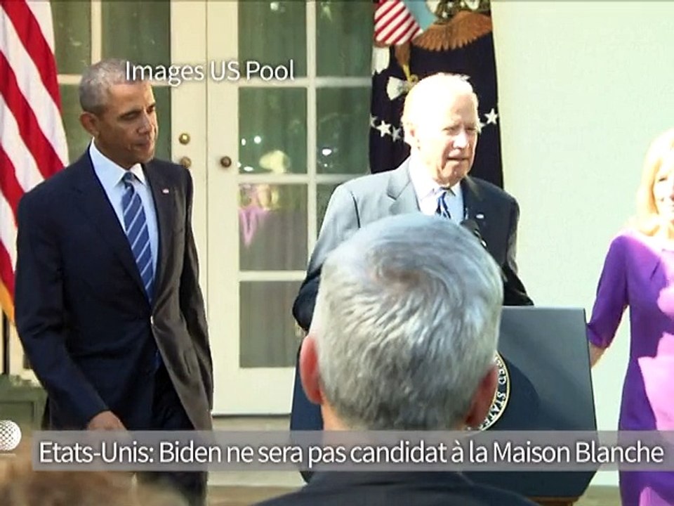 Etats-Unis: retrait de Joe Biden, un rival de moins pour Hillary Clinton