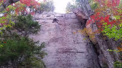 Este escalador estuvo a punto de matarse escalando una pared