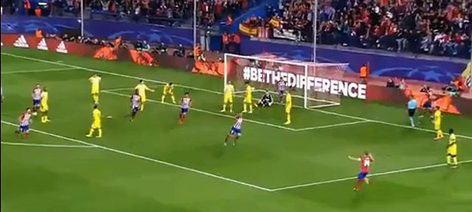 Goal Saúl Ñíguez 1:0 - Atletico Madrid vs Fc Astana - 21/10/2015