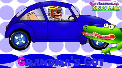 Grandmas Got a Little Yellow Car Kindergarten Preschool Kids Learn Colors
