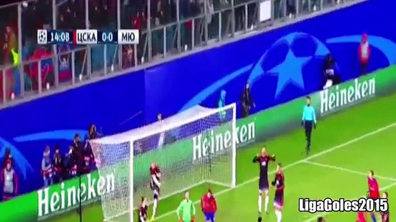 CSKA Moscow vs Manchester United 1-1 All Goals Highlights 2015 - cska moskva vs man united