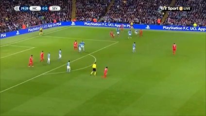 اهداف مباراة السيتي واشبيليه ٢١-١٠-٢٠١٥