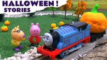 Peppa Pig and Thomas & Friends Play Doh Halloween Stories | Juguetes de Pepa y Thomas Y Su