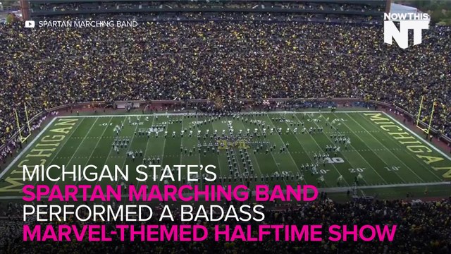 Michigan State Marching Band Kills It With Marvel Movies Tribute