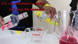 How to make Strawberry Banana Jello Shots Tipsy Bartender