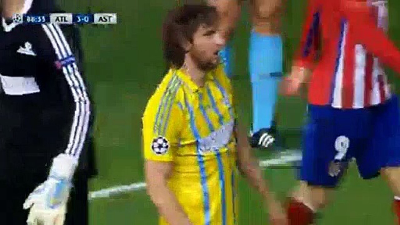MAD 4-0 AST - Atl. Madrid - FC Astana - Video