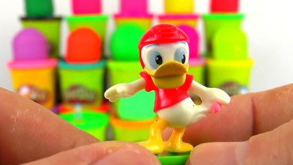 PlayDoh Surprise Eggs Donald Duck Figures | сюрприз яйца