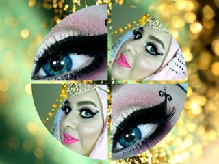 How To - Eye Makeup featuring Golds, browns & Artistic Eyeliner