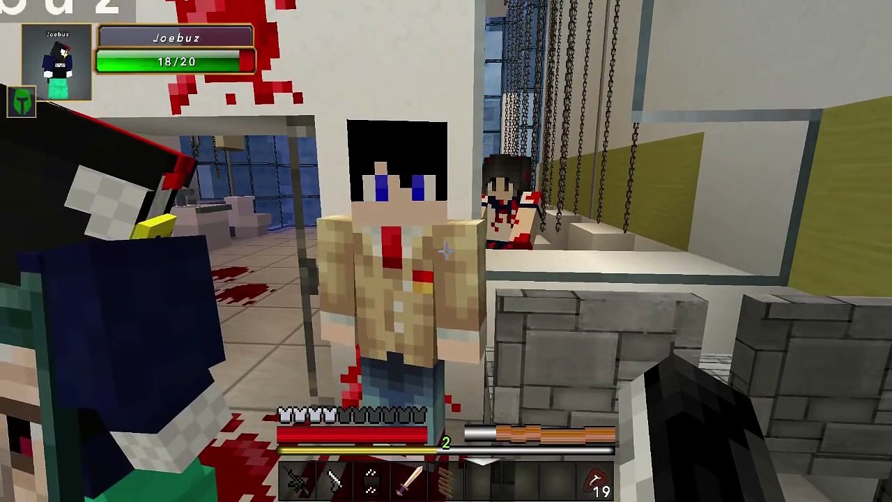 Broken Mods Hospital Yandere Simulator Battle For Senpai! (Minecraft Roleplay) #13