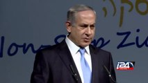 Benyamin Netanyahou affirmant que le Grand Mufti de Jérusalem Mohammed Amin al-Husseini aurait donné à Hitler l'idée d'exterminer les Juifs