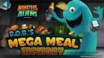 Monsters Vs Aliens Nickelodeon Game BOBs Mega Meal Memory Gameplay