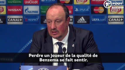 Benitez commente l'absence de Benzema